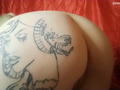 Chubby girl shows you her big ass