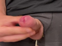 Edging until huge hands free cumshot