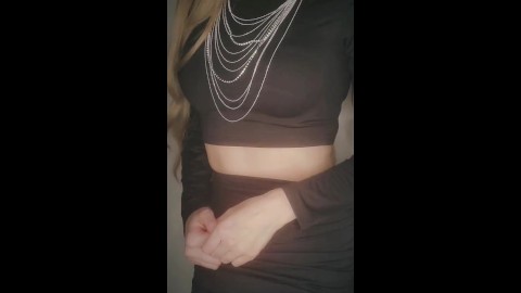 Hungry Shy Girl's Stomach Growling on Date with You Clip
