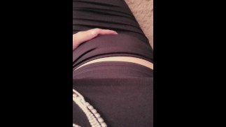 Stuffed Shy Girl's Bloated Stomach Gurgles