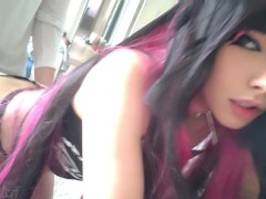 Step Dad fucks Egirl doggy style