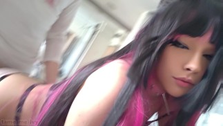 Step Dad fucks Egirl doggy style