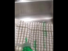 Shooting My Load In The Sink (A Load Of Soap)