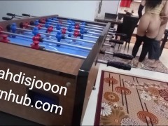 زن با.بام بهم فوتبال دستی شرطی سر کوس باخت منم بدجوری کردمش ( پر از مکالمه فارسی سکسی) ایرانی 7/16