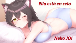 Meows And Orgasms Included JOI Catboy With Your Girlfriend Neko In Heat Spanish Voice