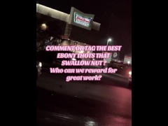 Looking for ebony amateurs who swallow nut