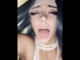 I fuck the most beautiful teen egirl on tiktok and I cum in her mouth