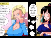 Preview 2 of Android 18 Gets Fucked by Gohan, Rides His Huge Cock Until He Cums Inside Her