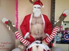 Nice guy entertains ladies and gays Xmas Christmas