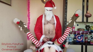 Nice guy entertains ladies and gays Xmas Christmas