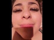 Preview 1 of LatinawifeforBBC- She loves to drink Nutt drinking slut Who wants next? Comment down below