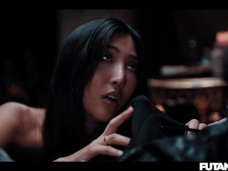 FUTA Blowjob and Fucking - Trans with Girl - Futanari - Chicks with dicks screenshot number 0