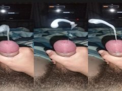 POV : Virgin Stretching Tight Foreskin and Failed Edging