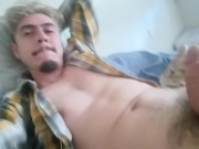 Preview 4 of Handsome stud waking up with boner