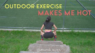 Douche après l’exercice en plein air