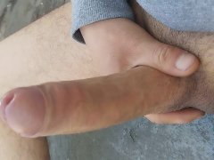 I love masturbating outdoors and knowing that my neighbor loves to see how I do it