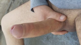 I love masturbating outdoors and knowing that my neighbor loves to see how I do it