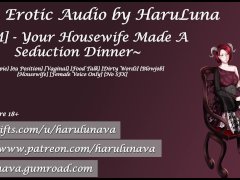 [F4M] Your Housewife Made A Seduction Dinner~