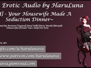 [F4M] your Housewife made a Seduction Dinner~