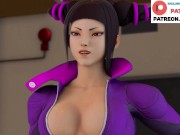 Preview 1 of Futanari Juri Hard Anal Fucking With Cammy And Getting Creampie | Best Futa Anal Street Fighter 4k