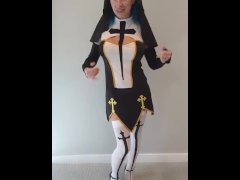 Nun Stella Cosplay Costume Try On #shorties