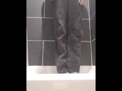 Ftm guy wetting his black jeans - Screenshot 2 of 16 - Pee