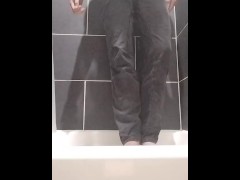 Ftm guy wetting his black jeans - Screenshot 5 of 16 - Ftm Piss