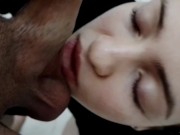Preview 5 of For a cold day an amazing blowjob with cum on the face - Sloppy blowjob - POV