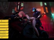 Preview 5 of Cyberpunk Backstreet Game - Hack the and give the Motor Girl's a High-Speed Adventure,