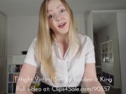 Preview 1 of Hot girl describes titfight while riding your cock