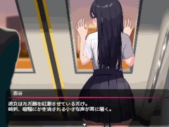 【僕と彼女の痴〇生活 実況(体験版)】電車で爆乳J〇のおっぱい揉んだりスカートめくって手マンしたり・・・(ドットアニメーション同人エロゲー hentai game) - Screenshot 4 of 16 - Hentai