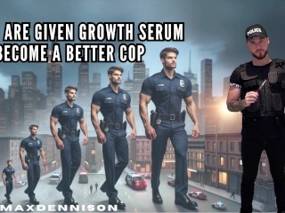 You’re given Growth Serum to become a better Cop