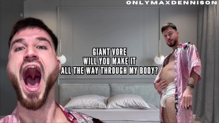 Giant vore - will you make it all the way through my body