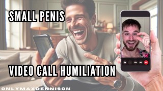 Videollamada de pene pequeño humilation