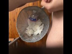 Cock ring induced cum