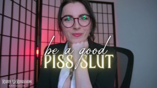 PREVIEW : Be a Good Piss Slut - Ruby Rousson
