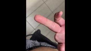 Taking a loud piss at a public Walmart desperate moanIng felt fucking good