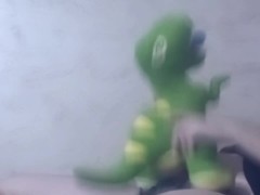 Green dinosaur t-rex (60 cm)