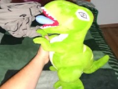 Green dinosaur t-rex (60 cm)