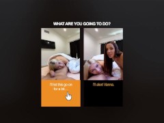 Lifeselector - A tasty fuck threesome with Vanna Bardot and twisted stalker Kay Lovely