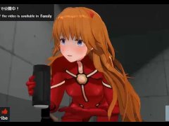 無修正アニメ　アスカの脚こき、オナホこきASMRオナサポ - Screenshot 10 of 16 - 3d