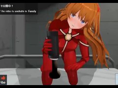 無修正アニメ　アスカの脚こき、オナホこきASMRオナサポ - Screenshot 11 of 16 - 2d