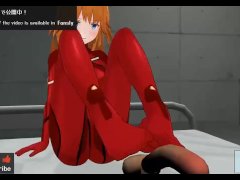 無修正アニメ　アスカの脚こき、オナホこきASMRオナサポ - Screenshot 3 of 16 - Uncensored Japanese