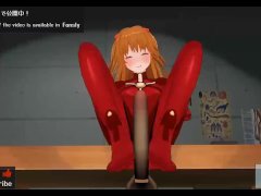 無修正アニメ　アスカの脚こき、オナホこきASMRオナサポ - Screenshot 7 of 16 - Hentai