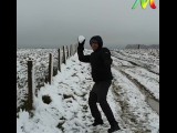 Picture a nice winter scene... snowball fight turns into icy blowjob!