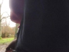 Pissing near main road and get caught