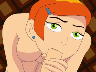 BEN 10 Gwen Porno Dando Una Mamada Profunda