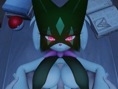 Pokemon Meowscarada Titfuck Huge Boobs Titjob