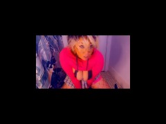 Horny girl cumming hard to toys