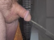 Preview 6 of close up -  small cock pissing